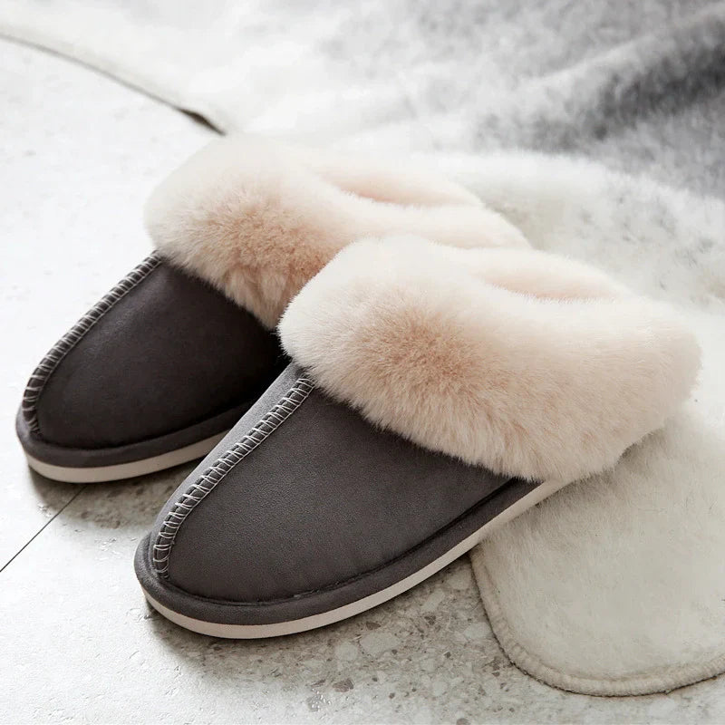 Pantoufles de Luxe Chaudes et Confortables