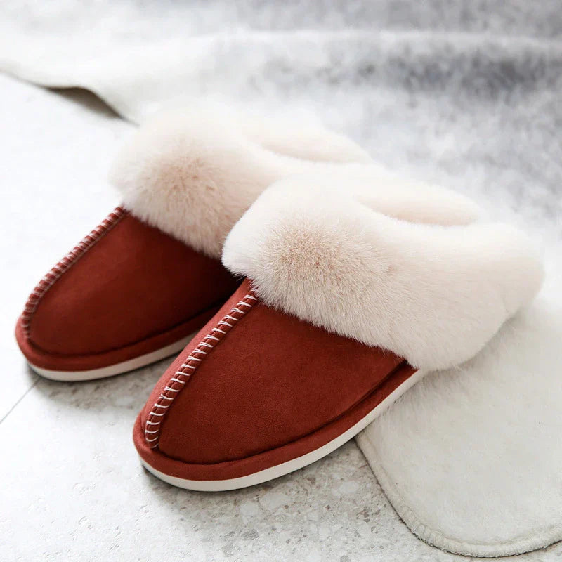Pantoufles de Luxe Chaudes et Confortables