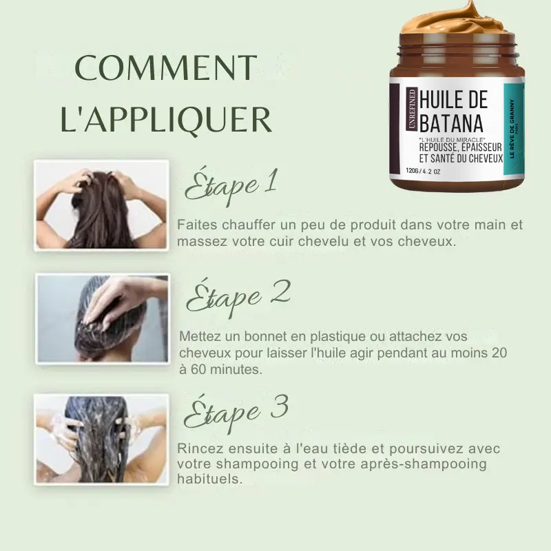 Huile de Batana Pure - NutriGlow™