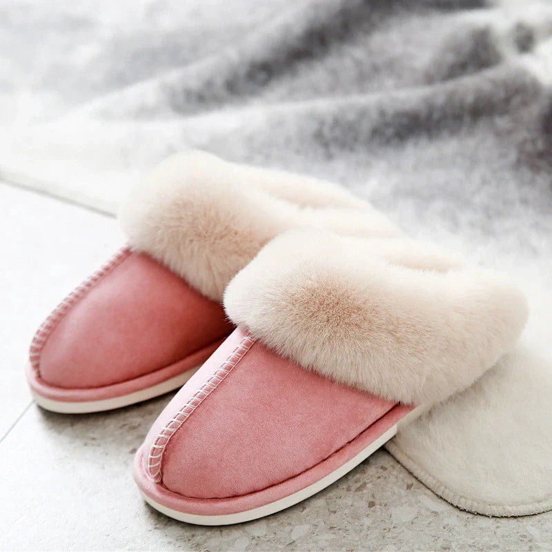 Pantoufles de Luxe Chaudes et Confortables