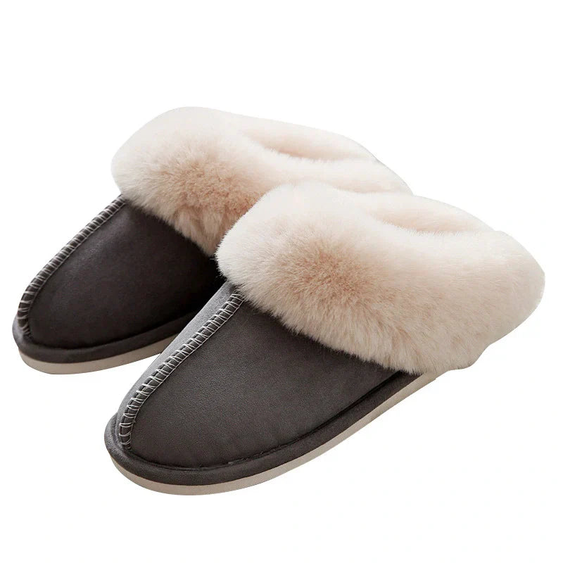 Pantoufles de Luxe Chaudes et Confortables