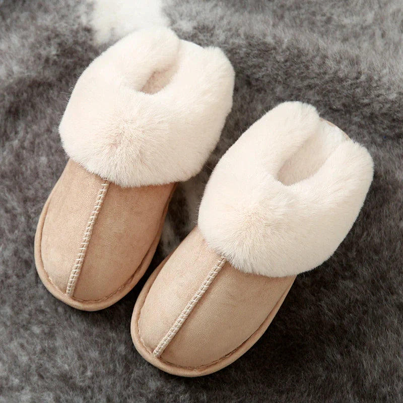 Pantoufles de Luxe Chaudes et Confortables