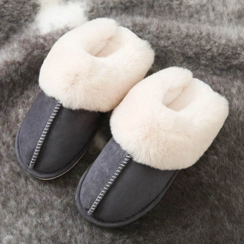Pantoufles de Luxe Chaudes et Confortables